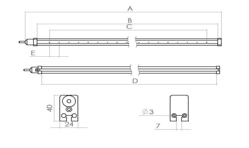 Thanh Khử Tĩnh Điện Không Cần Nguồn Khí 